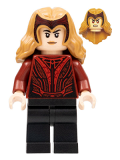 LEGO sh831 Scarlet Witch - Plain Black Legs, Hair with Tiara